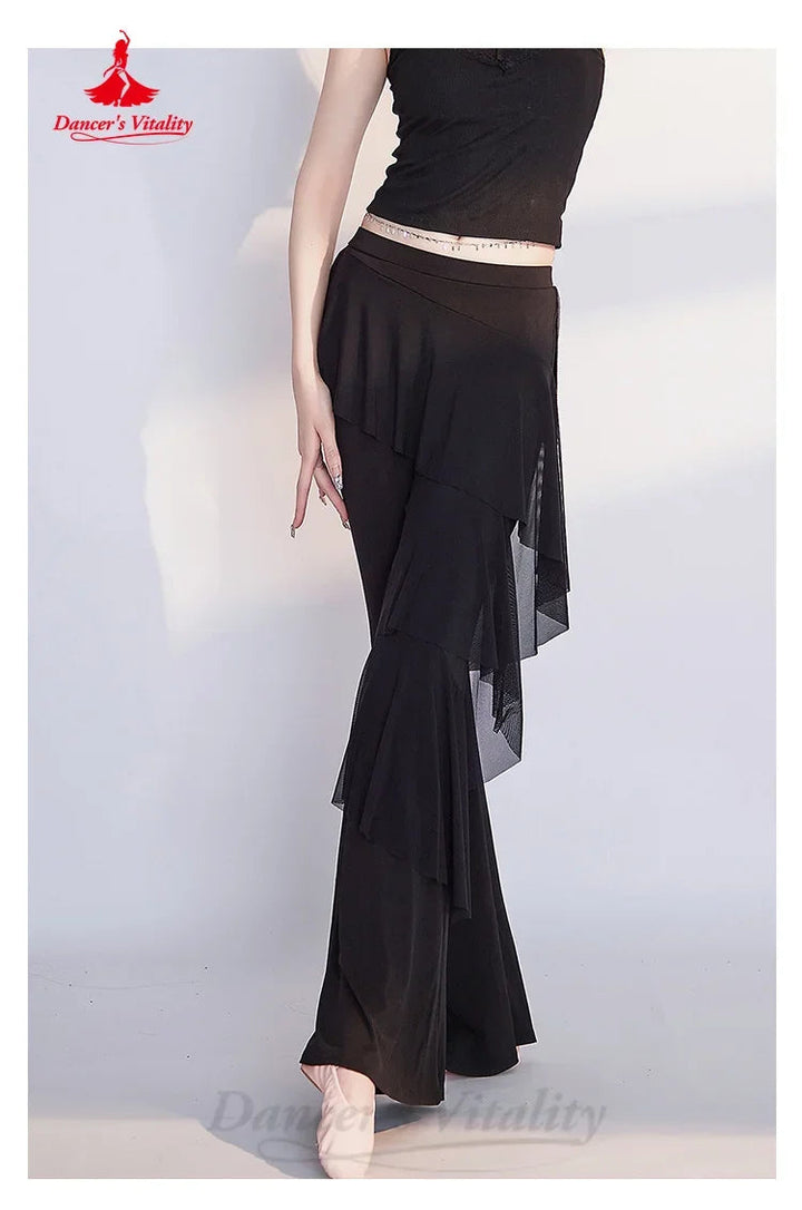 Belly Dance Practice Clothes Comfortable Slimming Flared Pants Adult Female Oriental Dancing Training Professional Clothing SHOPPING HUB