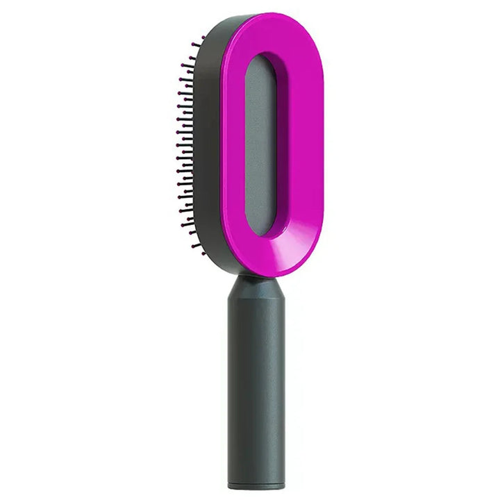 Airbag Massage Combs Self Cleaning Hair Brush Anti-static Wet Dry Curly Detangler Hairbrush Women Hairdressing Styling Hair Tool SHOPPING HUB