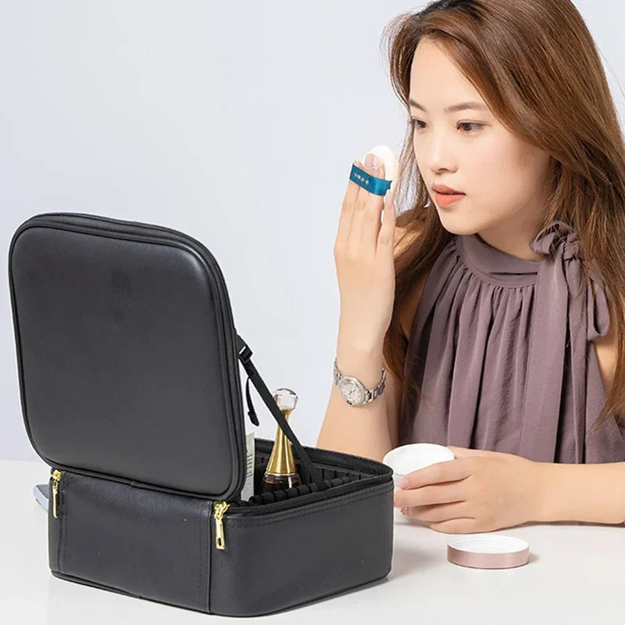 Smart LED Makeup Case with Mirror BLYNTRA