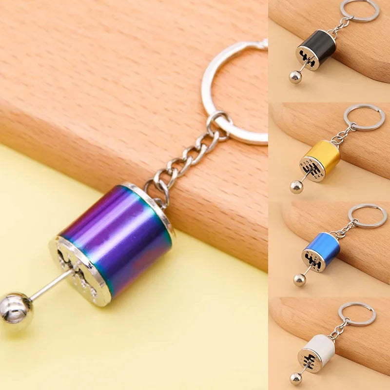 Creative Gear Head Keychain Speed Gearbox Keyring for Car Key Turbo Hub Brake Disc Pendant Shock Absorber Keys Holder Chain Ring BLYNTRA