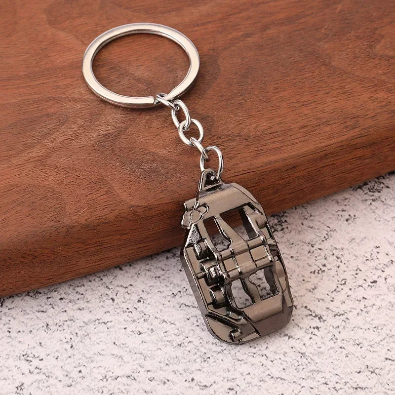 Creative Gear Head Keychain Speed Gearbox Keyring for Car Key Turbo Hub Brake Disc Pendant Shock Absorber Keys Holder Chain Ring BLYNTRA