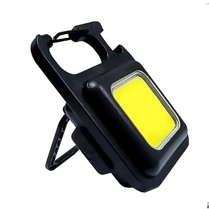 Super Bright Keychain Flashlight Mini COB Portable Work Light USB Rechargeable Outdoor Camping Fishing Pocket Lamps With Magnet BLYNTRA