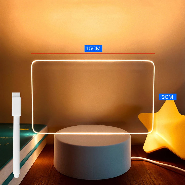 Note Board Creative Led Night Light USB Message Board Holiday Light With Pen Gifts For Children Girlfriend Decoration Night Lamp BLYNTRA