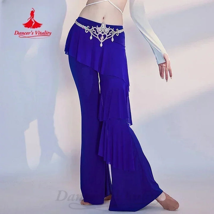 Belly Dance Practice Clothes Comfortable Slimming Flared Pants Adult Female Oriental Dancing Training Professional Clothing SHOPPING HUB