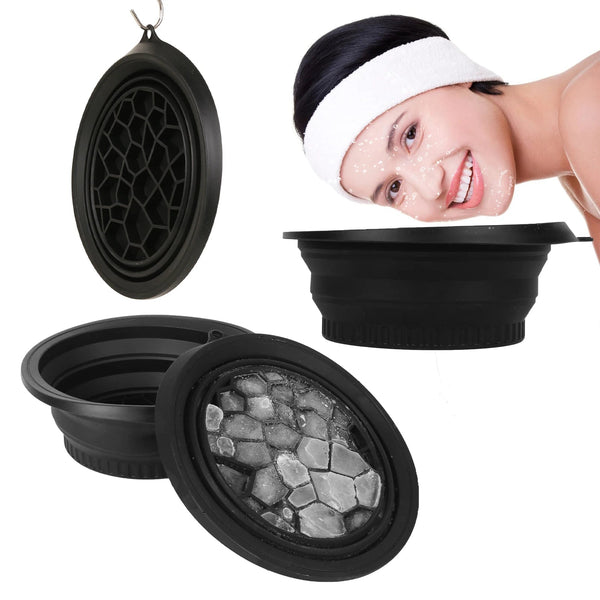 Portable Washbasin Ideal For Facial Ice Compress Easy Storage Black Purple Green Durable For Washing Bathroom Household Supplie BLYNTRA