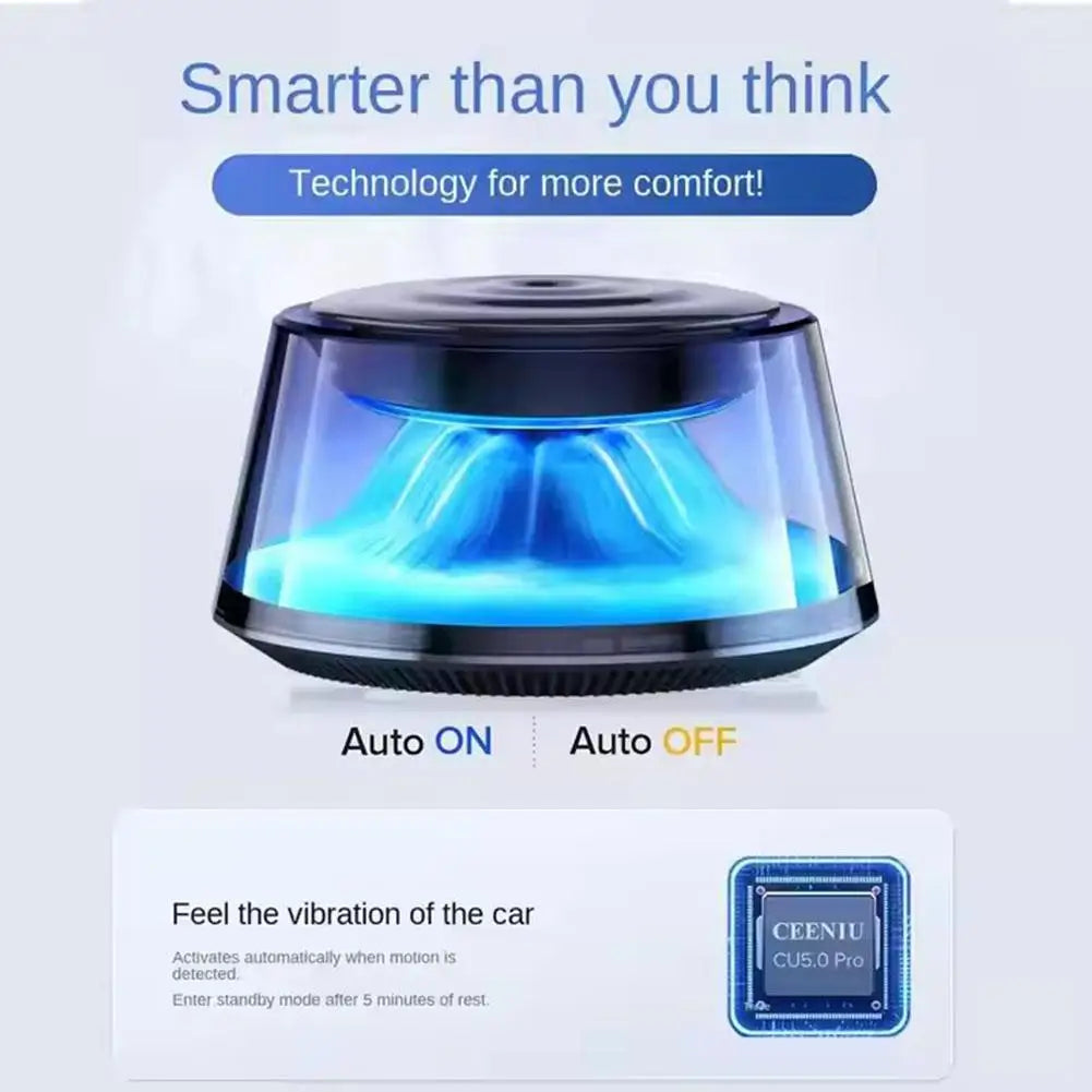 BLYNTRA Smart Car Fragrance Diffuser – Snow Mountain Mist with Lights BLYNTRA