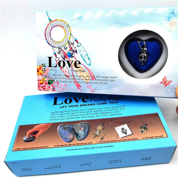 Wish Pearl Necklace Kit Innovative Wish Pearl Necklace Kit With Pendant Cage Monther's Day Valentine's Day Christmas Gifts BLYNTRA