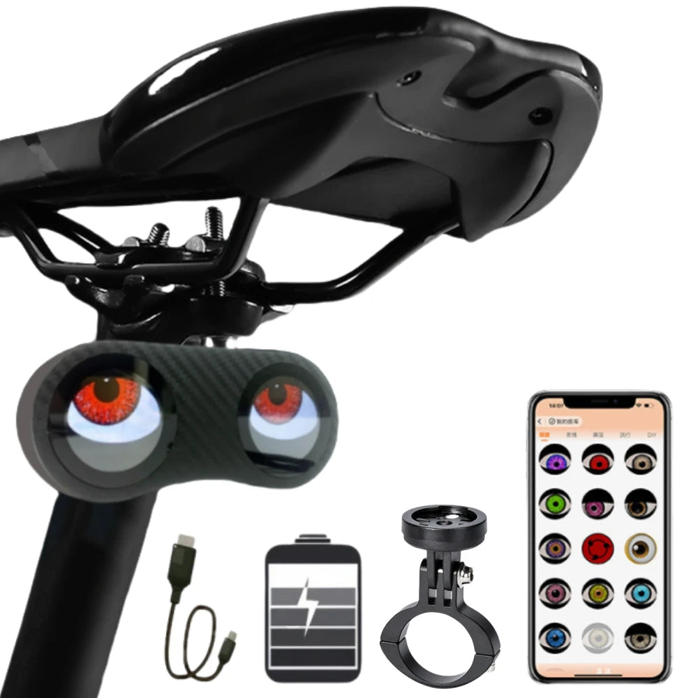 BLYNTRA Animated Devil Eyes Motorcycle LED Tail Light – Smart WIFI Control BLYNTRA