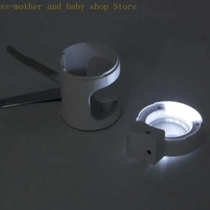 LED Illuminated Glass Nails Clippers Feature Detachable Cylinder Design for Precised Manicure and Nails Art BLYNTRA