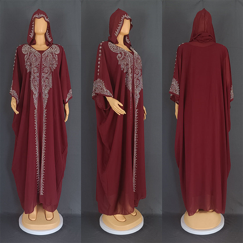 NoorLuxe Diamond Abaya Set SHOPPING HUB