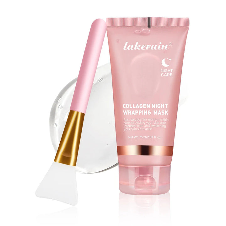 75ml Collagen Peel-off Mask Night Wrapping Facial Mud Firming mask Daily 100g Collagen Jelly Cream Hydrolyzed Collagen Skin Care BLYNTRA