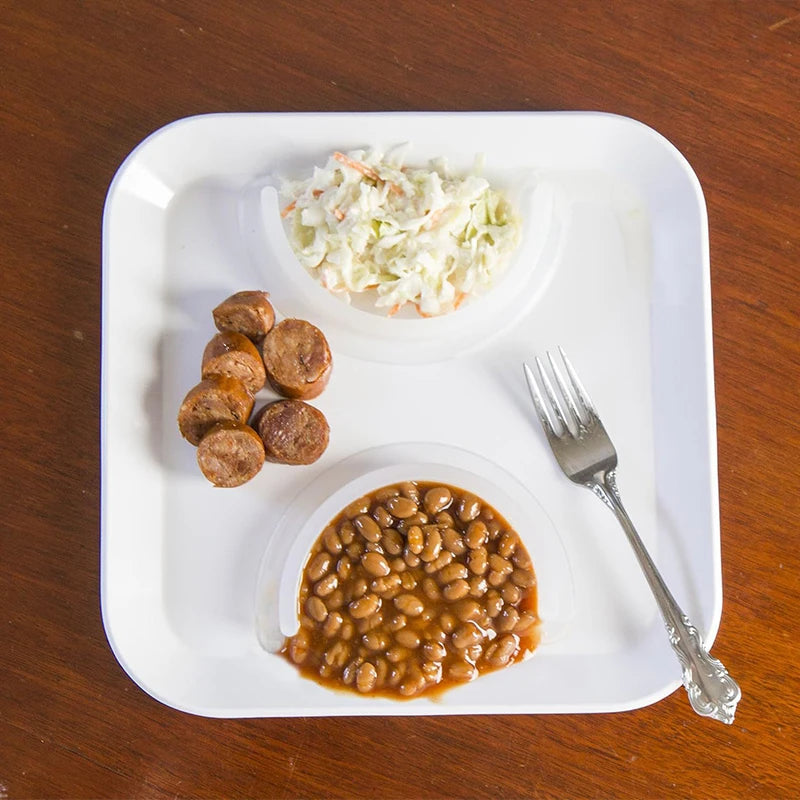 Silicone Plate Divider (2-Pack) – Healthy Food Separator BLYNTRA