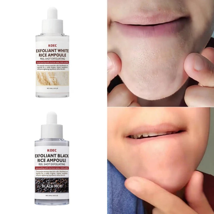 Glow Rice Ampoule Rice Essence Moisturizing And Hydrating Gentle Cleansing Peel Shot Exfoliant Repair Skin Niacinamide Essences BLYNTRA