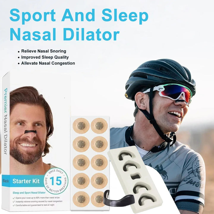 15Pairs Sport Nasal Strips Magnetic Nasal Breathing Dilator Kits Increase Air Intake Sleeping Nose Breathe Strips Nasal Dilators BLYNTRA
