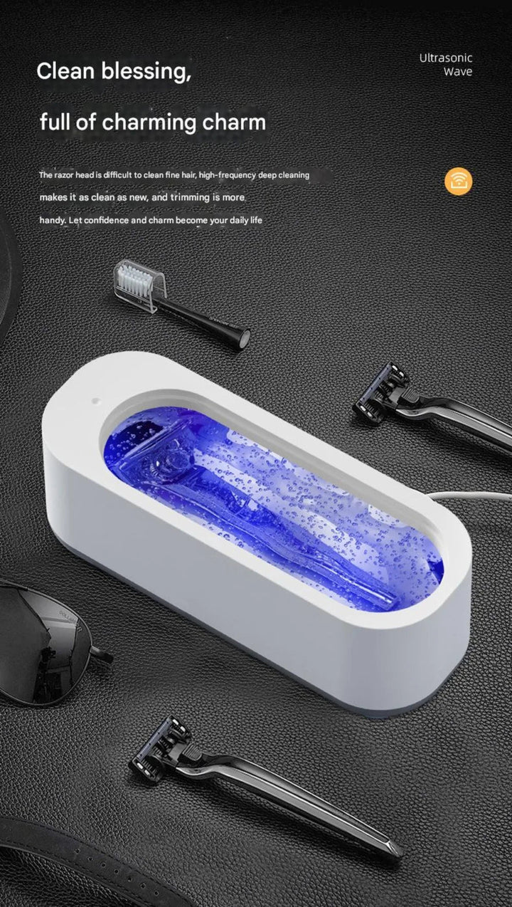 New Ultrasonic Eyeglass Cleaner Multifunctional Vibration Glasses Cleaning Machine USB Rechargeable Mini Washing Machine Jewelry SHOPPING HUB
