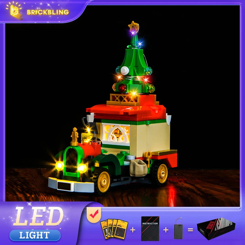 LED Light Kit 40746 for Santa’s Delivery Truck – BLYNTRA Brick Bling Store BLYNTRA