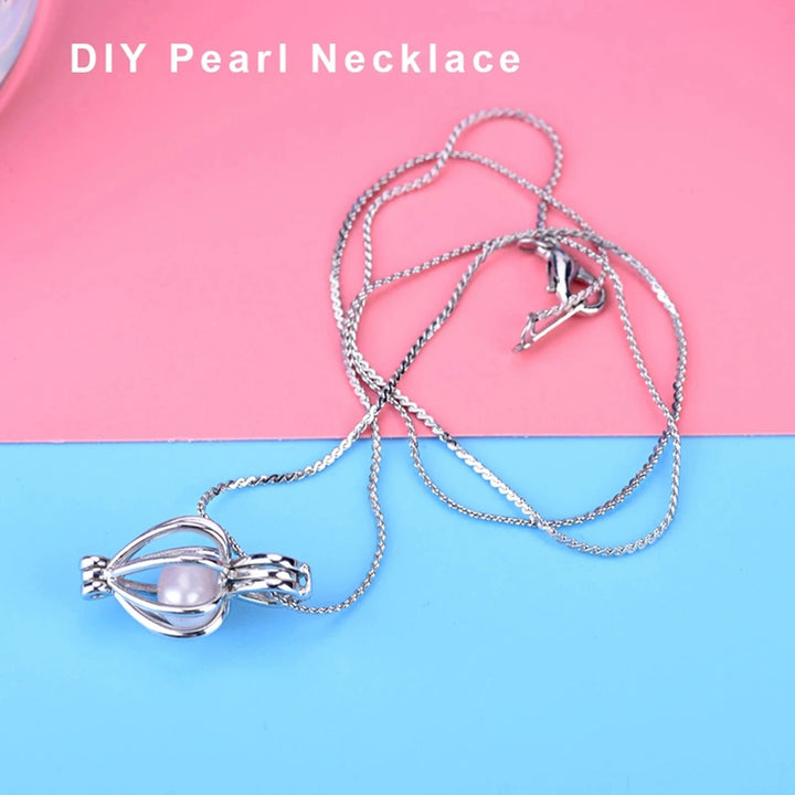 Wish Pearl Necklace Kit Innovative Wish Pearl Necklace Kit With Pendant Cage Monther's Day Valentine's Day Christmas Gifts BLYNTRA