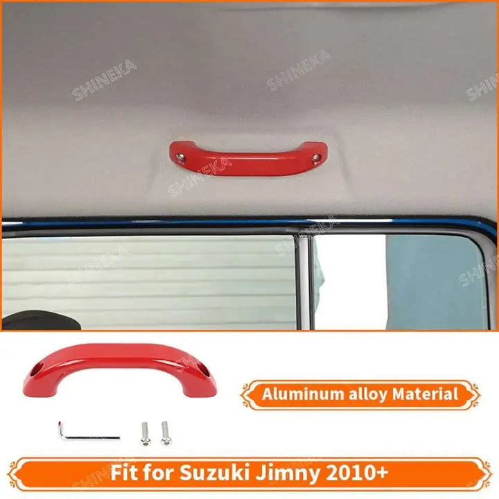 SHINEKA Car Red Interior & Exterior Decoration Cover fit for Suzuki Jimny 2007 2008 2009 2010 2011 2012 2013 2014 2015 2016 2017 BLYNTRA