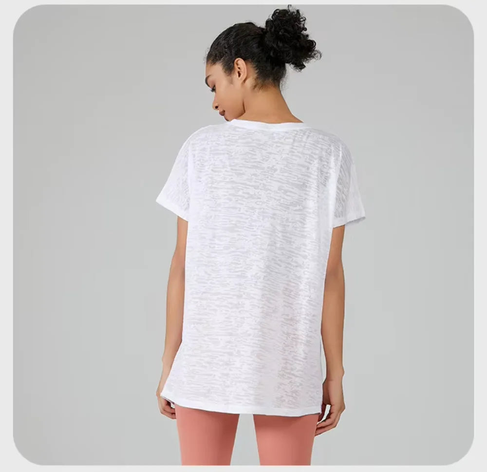 Women's Gym Clothing Summer Yoga Shirts & Blouses Fitness Sport Running T-shirt Female Short Sleeve Workout Sporty Woman Top BLYNTRA