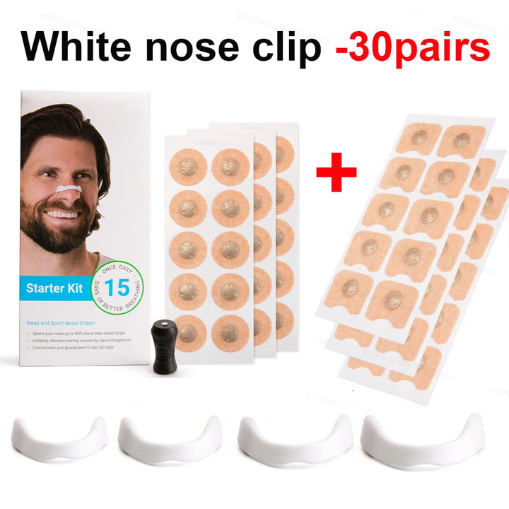15Pairs Sport Nasal Strips Magnetic Nasal Breathing Dilator Kits Increase Air Intake Sleeping Nose Breathe Strips Nasal Dilators BLYNTRA