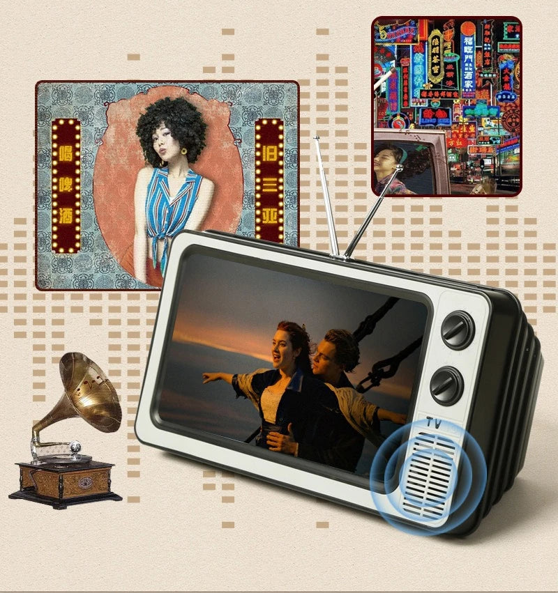 BLYNTRA Retro TV Phone Amplifier – Anti-Blue Light Display Stand BLYNTRA