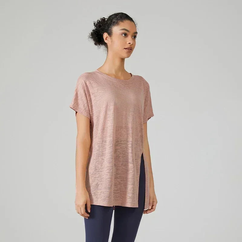 Women's Gym Clothing Summer Yoga Shirts & Blouses Fitness Sport Running T-shirt Female Short Sleeve Workout Sporty Woman Top BLYNTRA