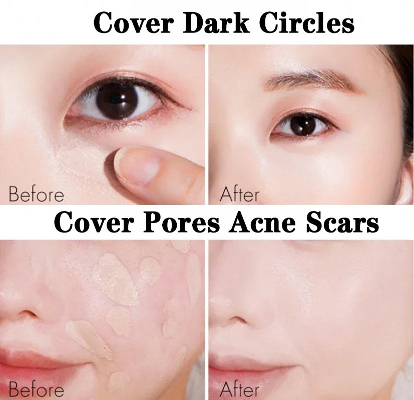Concealer Full Coverage BB Cream Dark Circles Corrector Contour Eye Face Prime Makeup Waterpoof Nude High Coverage Base Makeup BLYNTRA