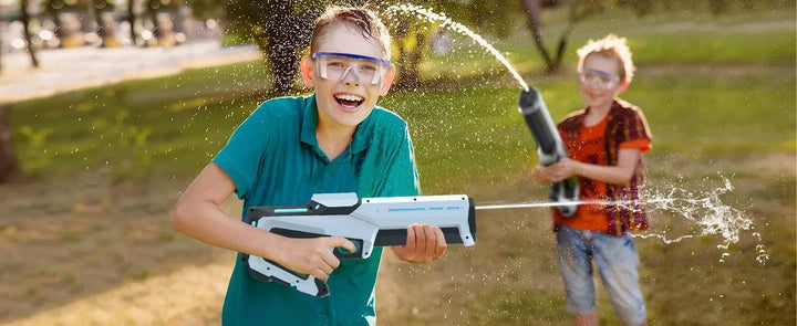 Electric Water Guns for Children Fully Automatic Water Absorption Continuous Launch Watergun Summer Outdoor Beach Toys for Kids BLYNTRA