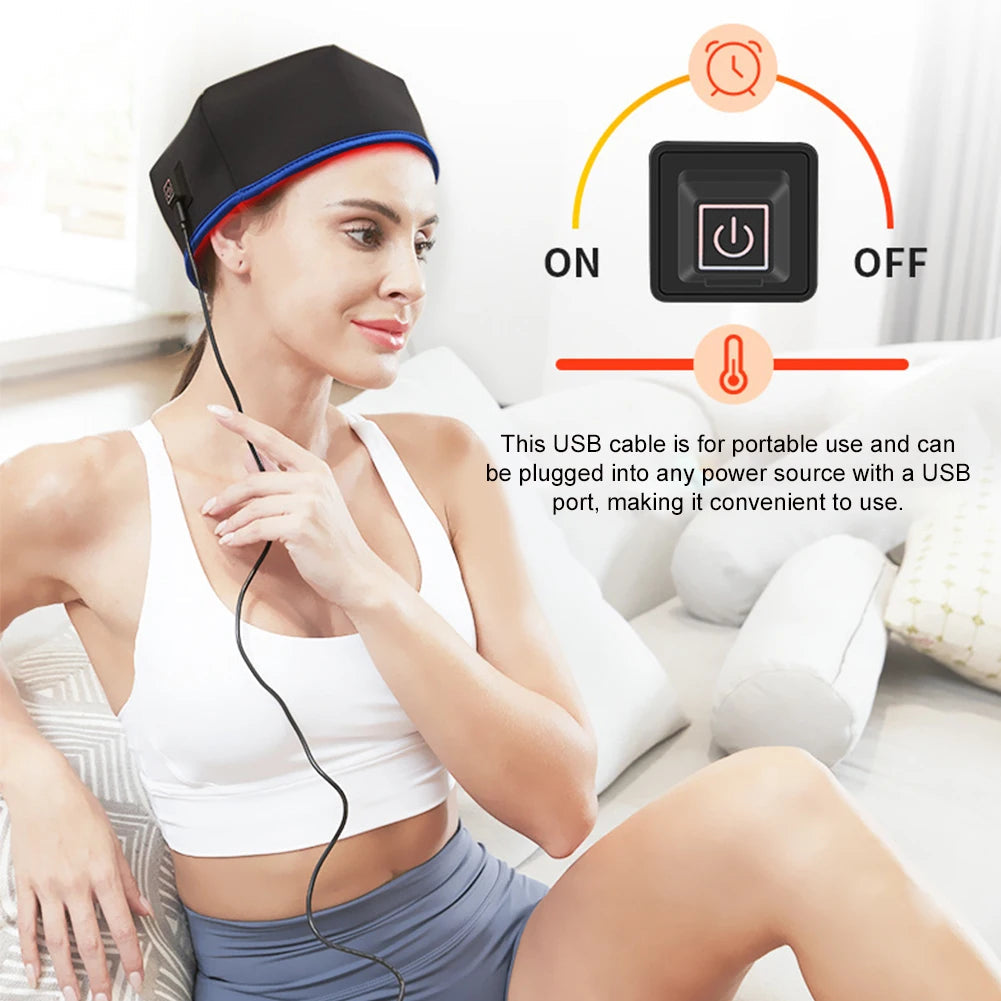 TheraGlow Red Light Hair & Scalp Therapy Helmet SHOPPING HUB