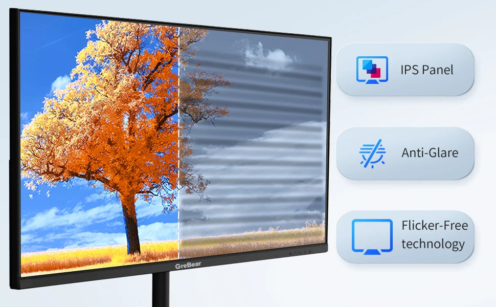 BLYNTRA GreBear 27-Inch Monitor – FHD 1080p IPS LED Display BLYNTRA