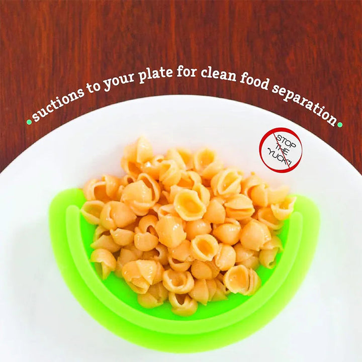 2-package Plate Divider Food Safe Silicone Food Separator Accessories Food Partition Plate Separator Kitchen Gadgets For Health BLYNTRA
