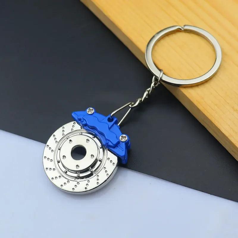 Creative Gear Head Keychain Speed Gearbox Keyring for Car Key Turbo Hub Brake Disc Pendant Shock Absorber Keys Holder Chain Ring BLYNTRA