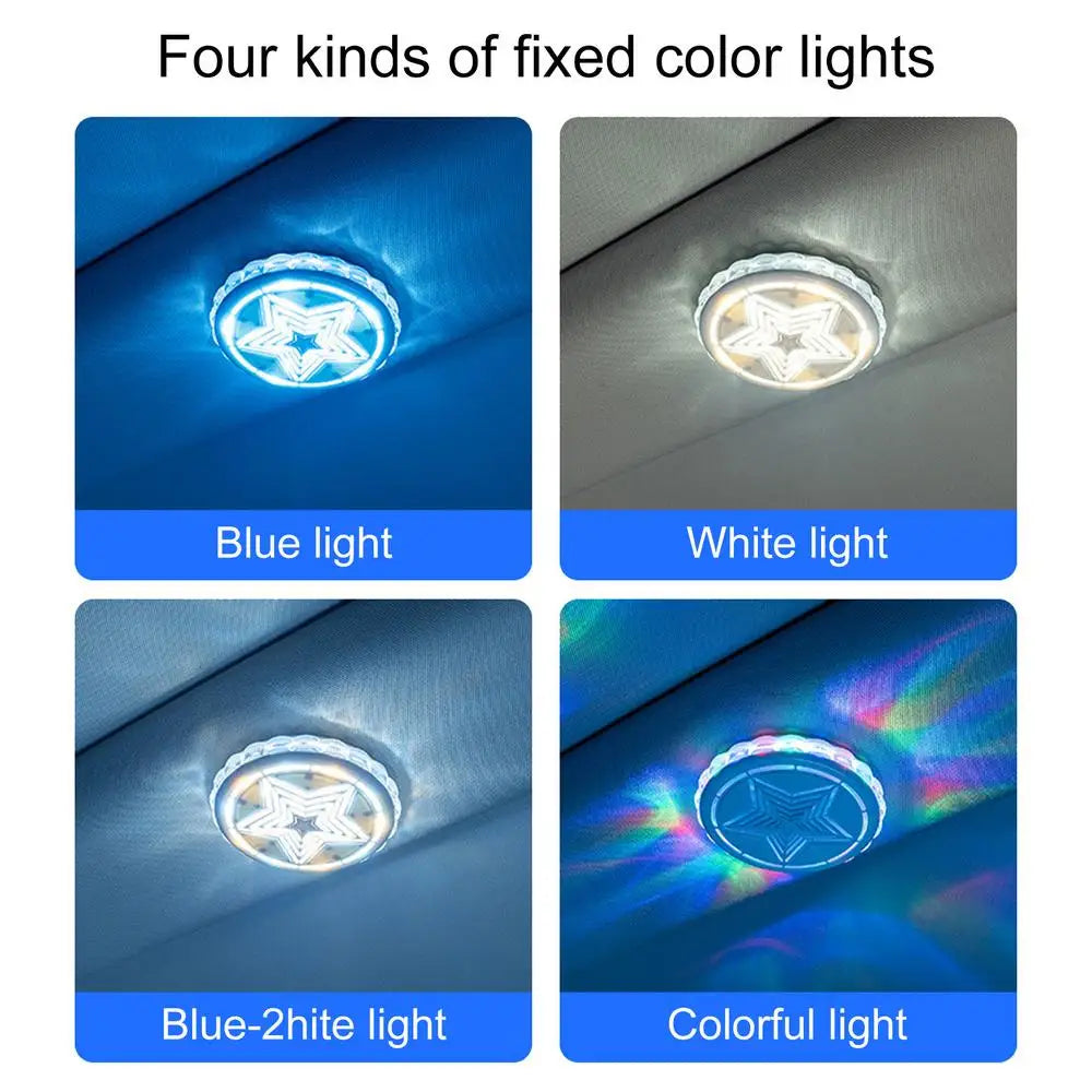 BLYNTRA Magnetic LED Car Roof Lights – Voice-Activated Star Mood Lamp BLYNTRA