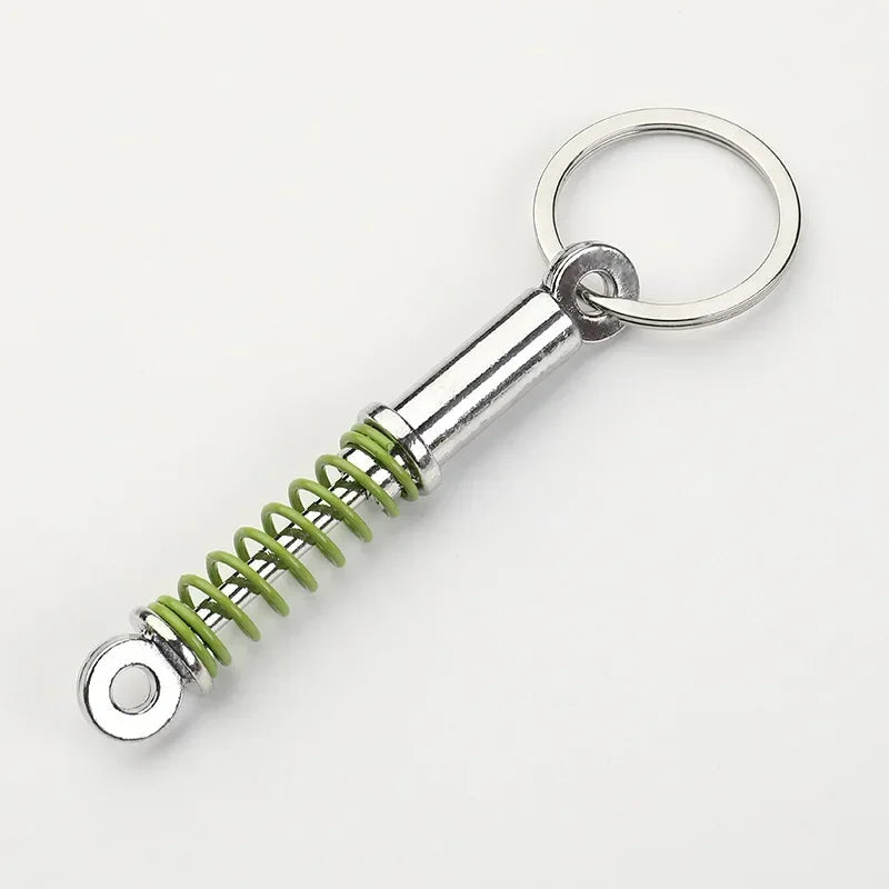 Creative Gear Head Keychain Speed Gearbox Keyring for Car Key Turbo Hub Brake Disc Pendant Shock Absorber Keys Holder Chain Ring BLYNTRA