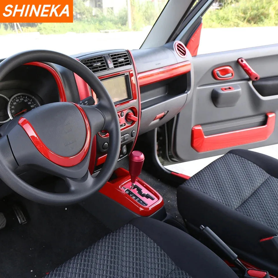 SHINEKA Red Trim Kit for Suzuki Jimny 07–17 BLYNTRA
