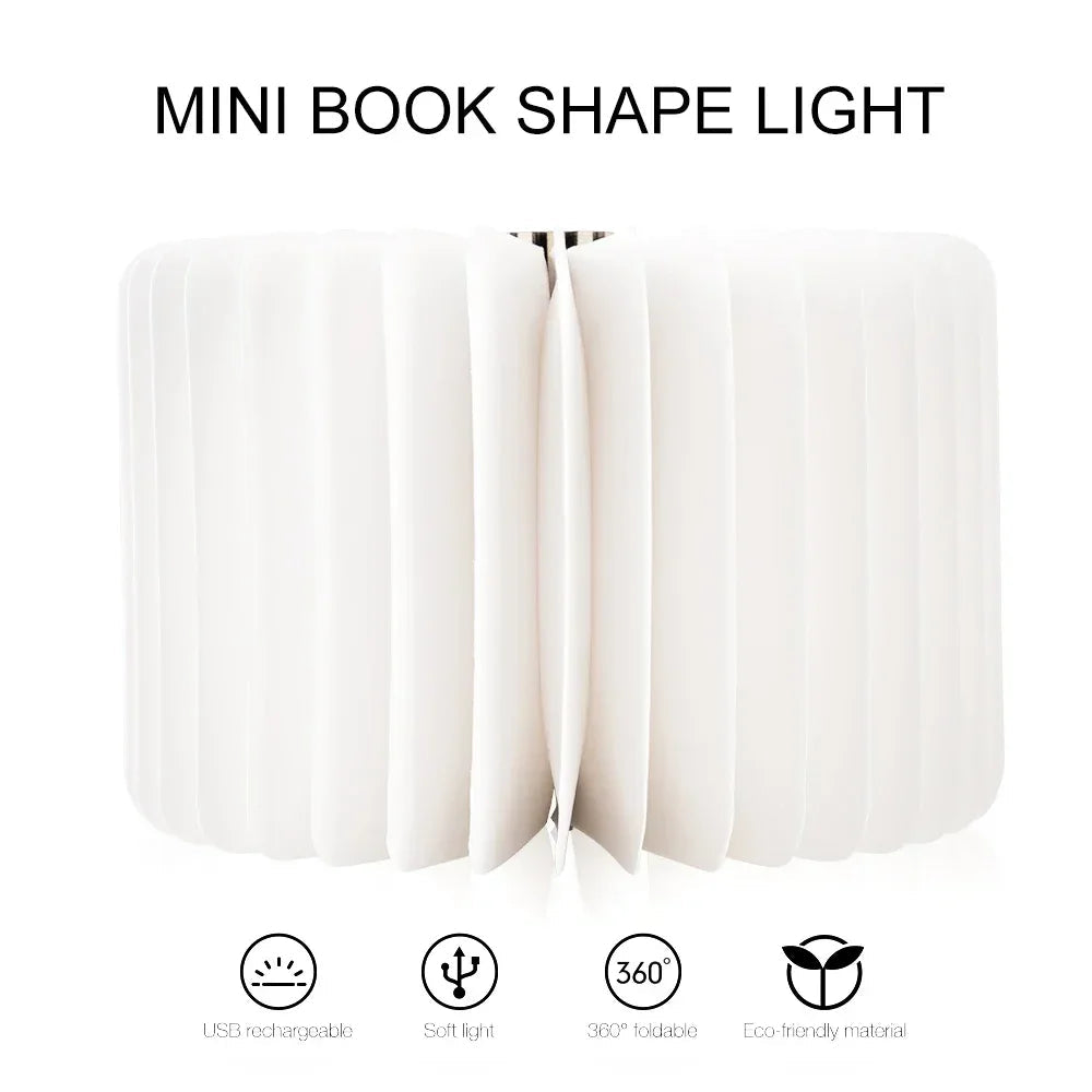 3D Folding Book LED Night Light BLYNTRA