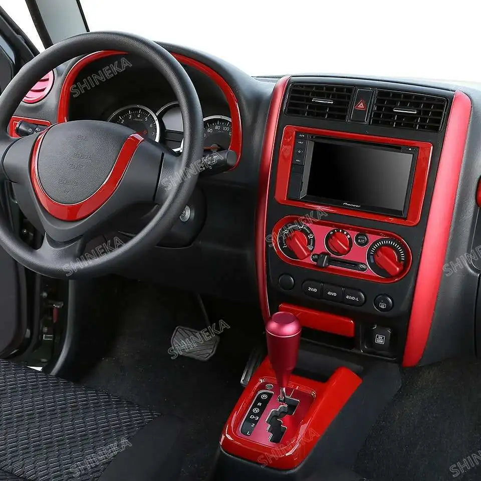 SHINEKA Red Trim Kit for Suzuki Jimny 07–17 BLYNTRA