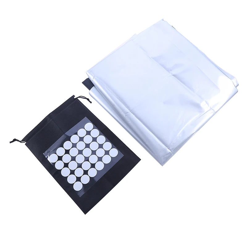 BLYNTRA Total Blackout Window Film – Removable 100% Light Block BLYNTRA