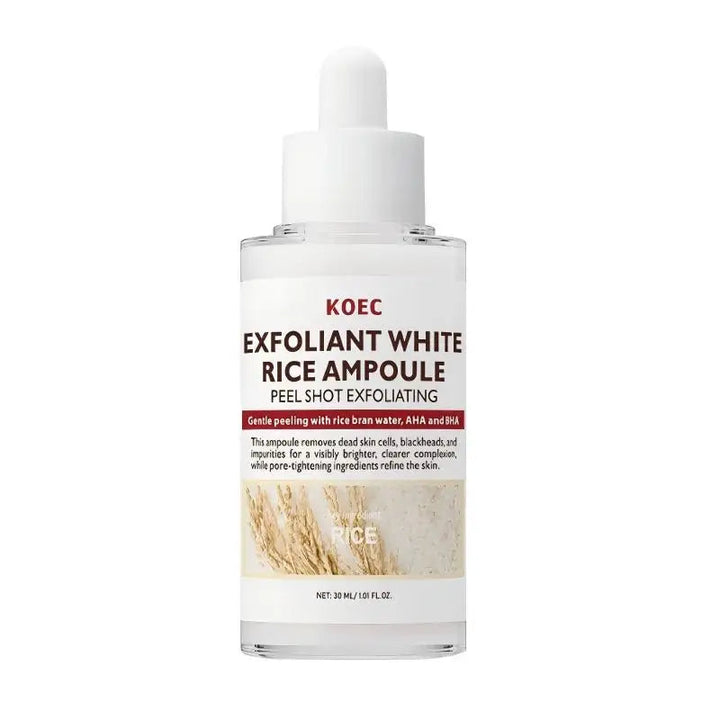 Glow Rice Ampoule Rice Essence Moisturizing And Hydrating Gentle Cleansing Peel Shot Exfoliant Repair Skin Niacinamide Essences BLYNTRA