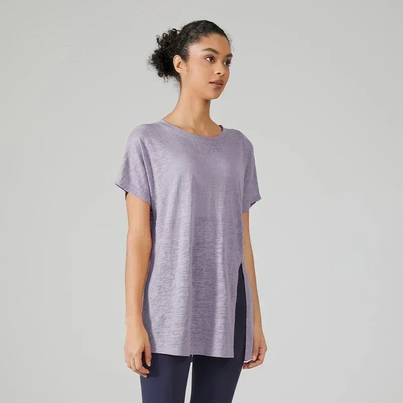 Women's Gym Clothing Summer Yoga Shirts & Blouses Fitness Sport Running T-shirt Female Short Sleeve Workout Sporty Woman Top BLYNTRA
