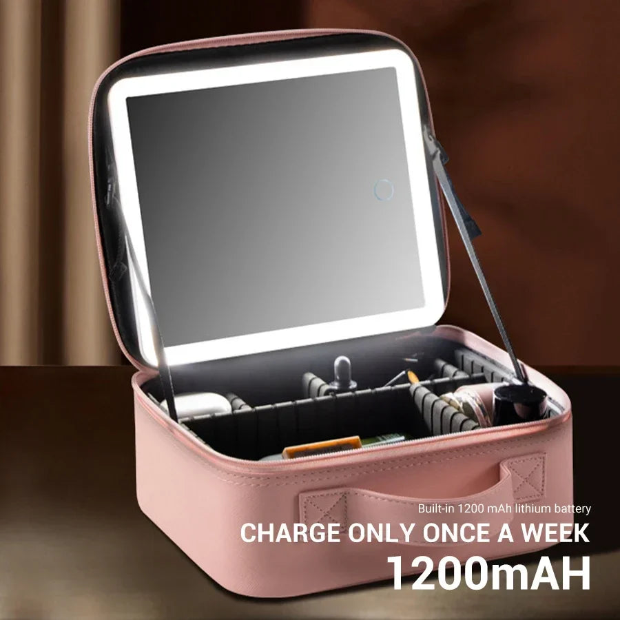 Smart LED Makeup Case with Mirror BLYNTRA