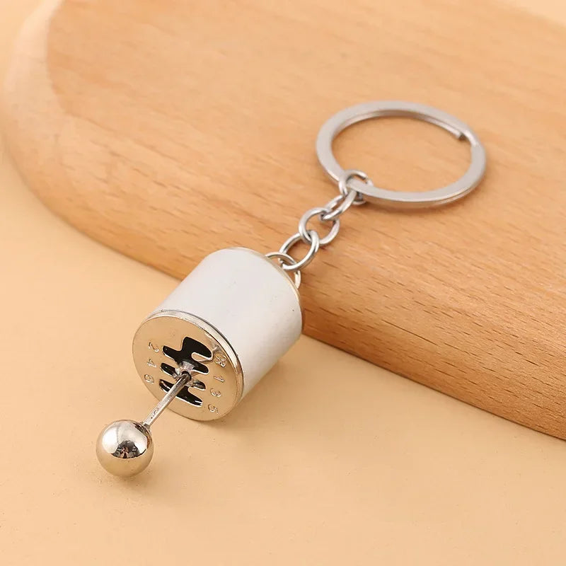 Creative Gear Head Keychain Speed Gearbox Keyring for Car Key Turbo Hub Brake Disc Pendant Shock Absorber Keys Holder Chain Ring BLYNTRA