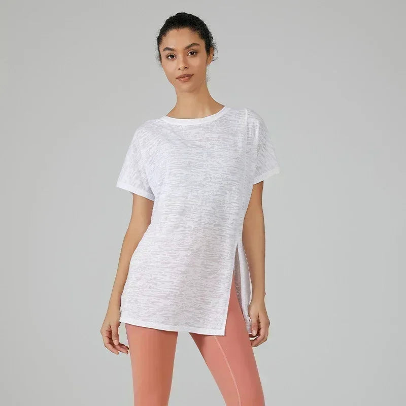 Women's Gym Clothing Summer Yoga Shirts & Blouses Fitness Sport Running T-shirt Female Short Sleeve Workout Sporty Woman Top BLYNTRA