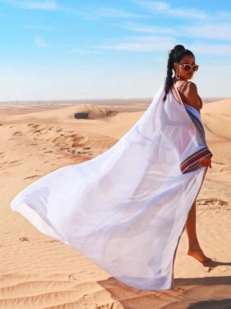 ChiffonGlow Beach Cardigan – Sheer & Stylish BLYNTRA