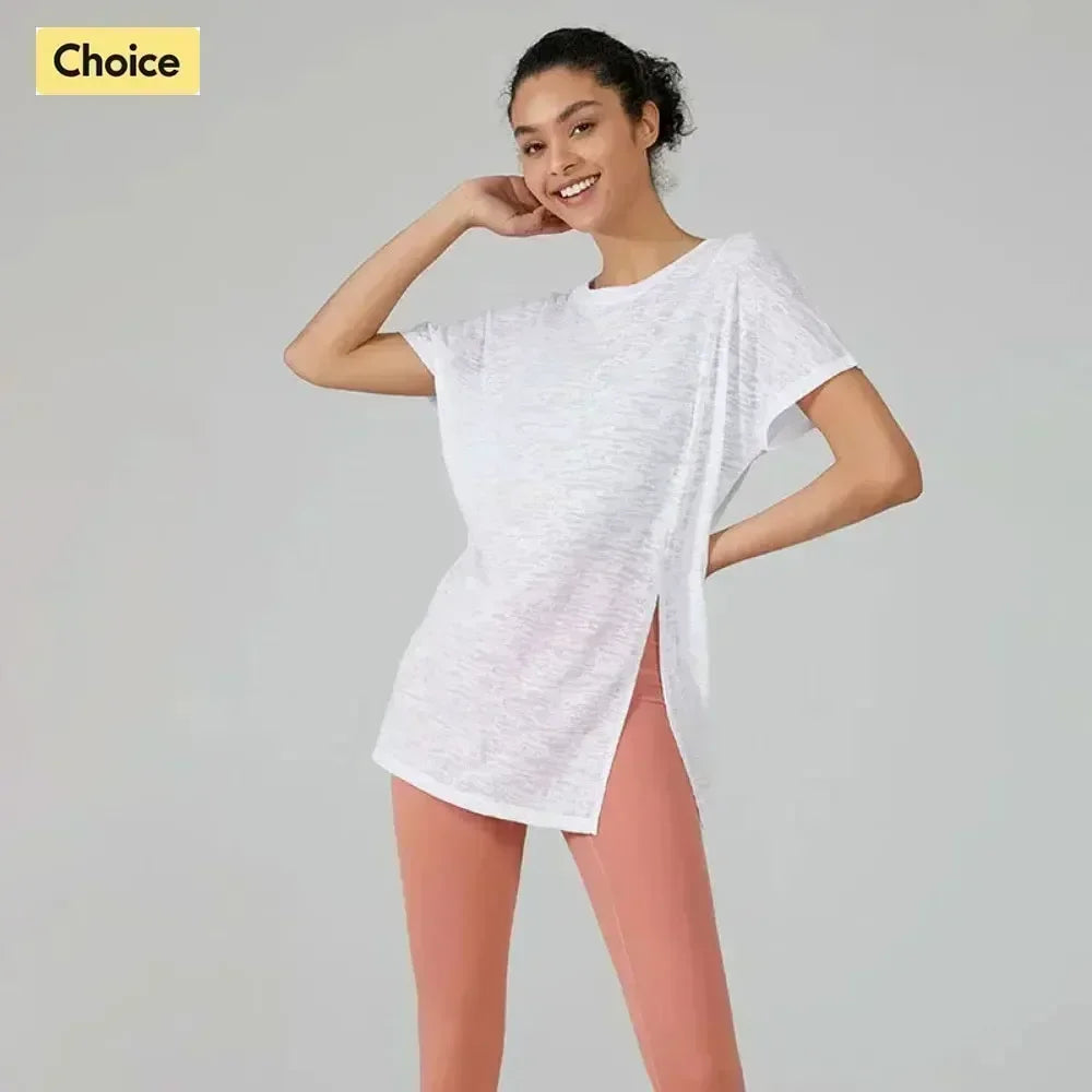 Women's Gym Clothing Summer Yoga Shirts & Blouses Fitness Sport Running T-shirt Female Short Sleeve Workout Sporty Woman Top BLYNTRA