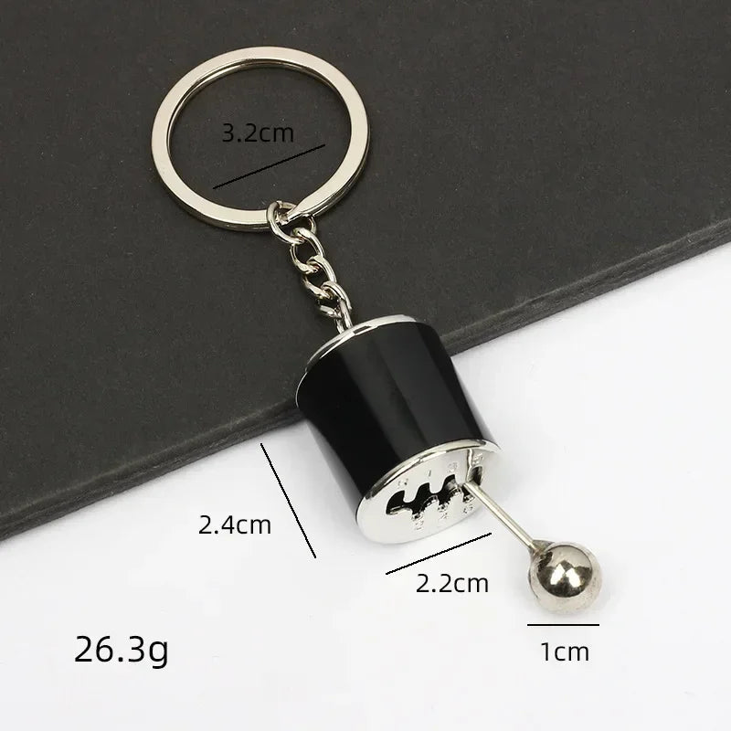 Creative Gear Head Keychain Speed Gearbox Keyring for Car Key Turbo Hub Brake Disc Pendant Shock Absorber Keys Holder Chain Ring BLYNTRA