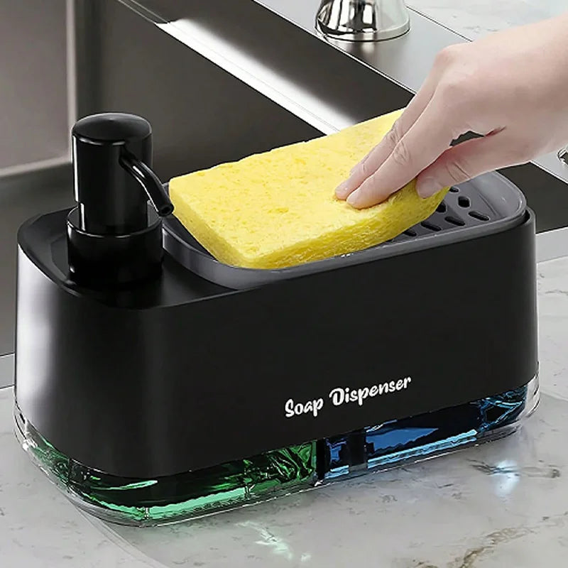 2-in-1 Soap Dispenser with Sponge Holder BLYNTRA
