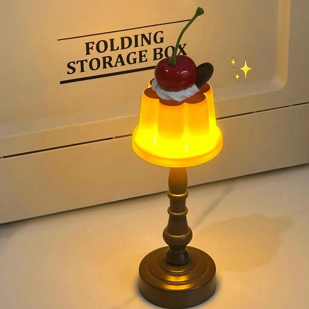 BLYNTRA Kawaii Pudding Night Light – LED Desk & Bedside Lamp BLYNTRA