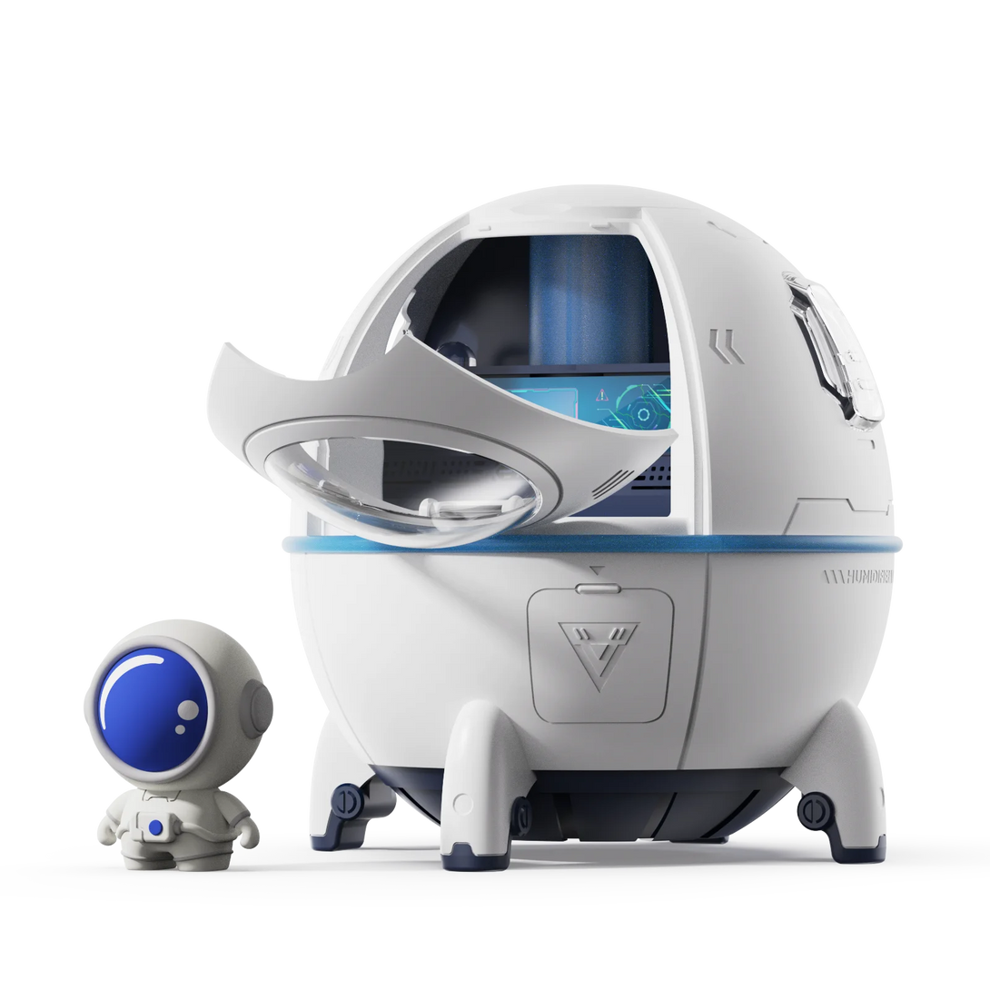 Portable Astronaut Humidifier with LED Light & Aroma Diffuser by BLYNTRA BLYNTRA