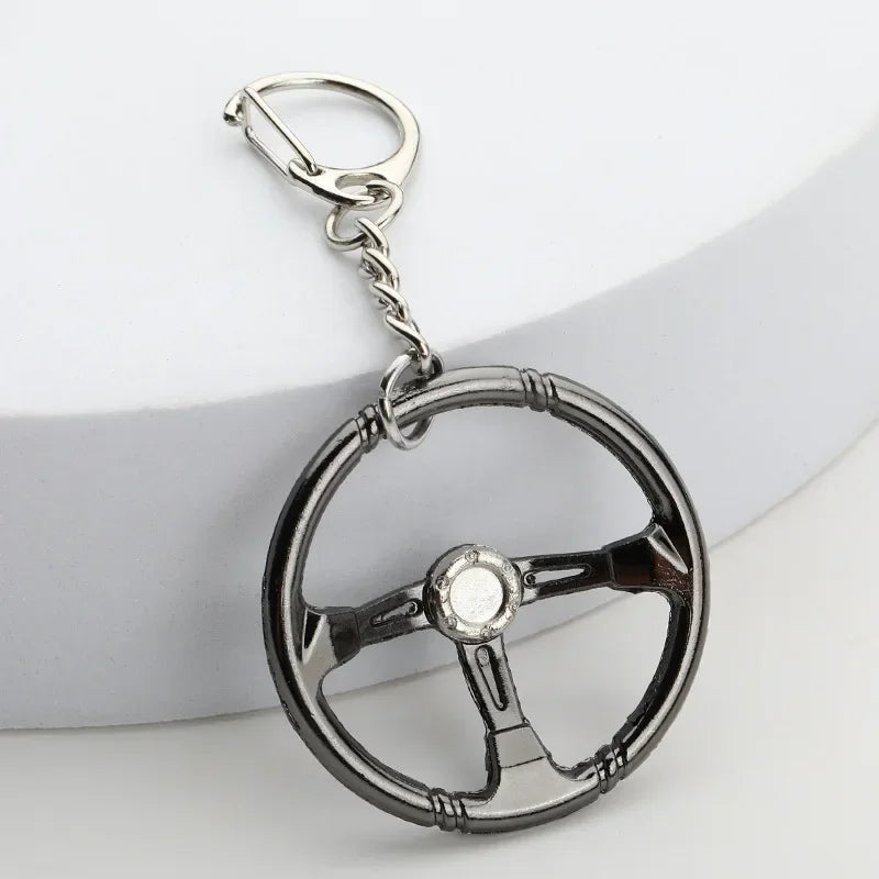 Creative Gear Head Keychain Speed Gearbox Keyring for Car Key Turbo Hub Brake Disc Pendant Shock Absorber Keys Holder Chain Ring BLYNTRA